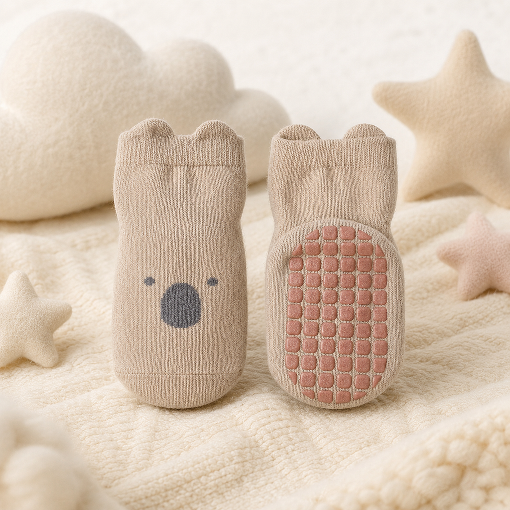 Cozy Critters Non-Slip Baby Socks
