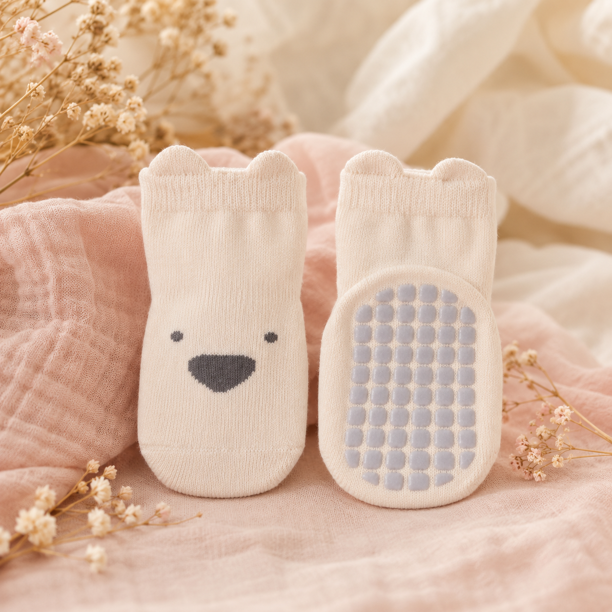 Cozy Critters Non-Slip Baby Socks