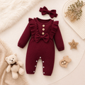 Ruby Blossom Romper