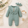Olive Bloom Romper