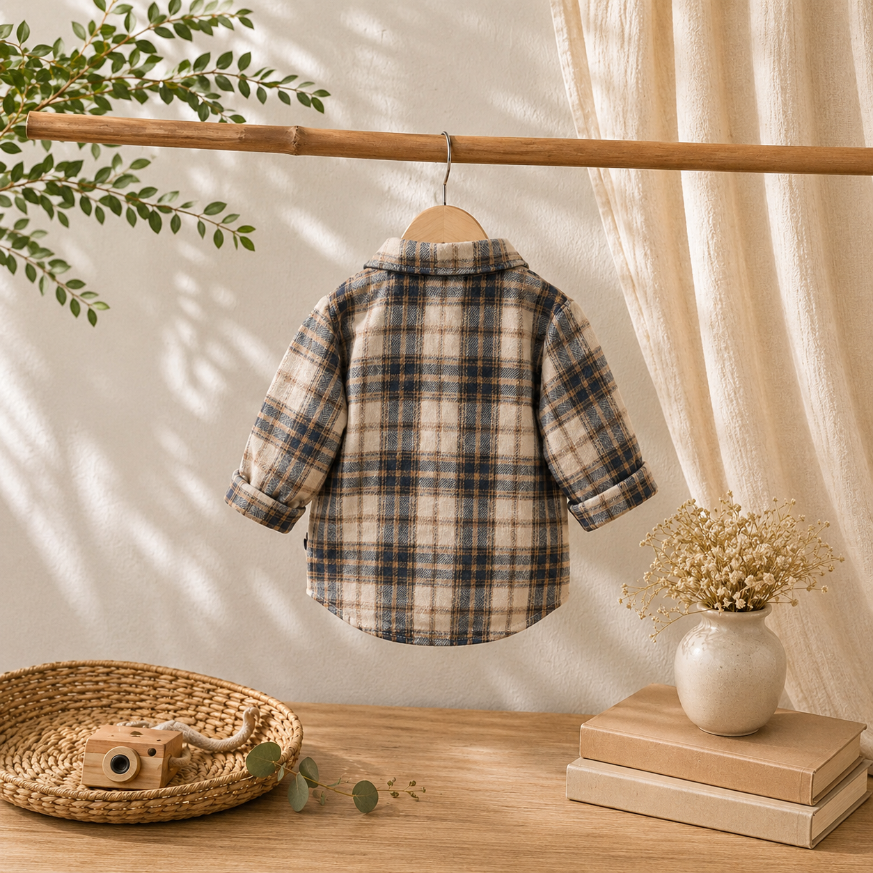 Sandstone Classic Plaid Shirt