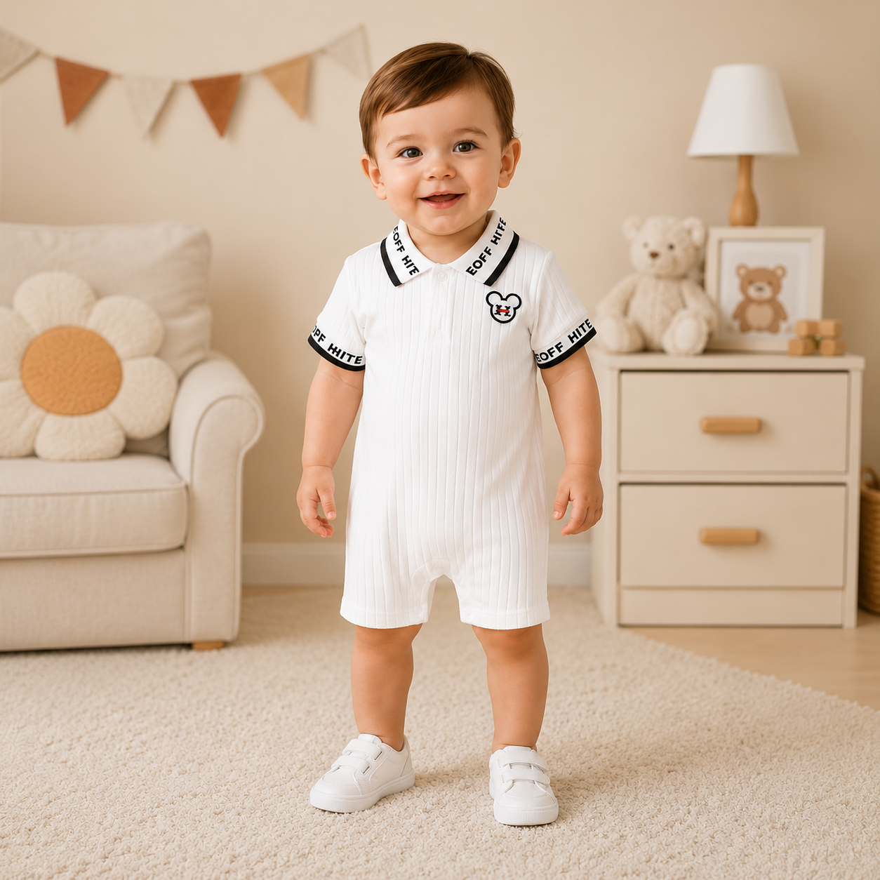 Little Gentleman Baby Romper