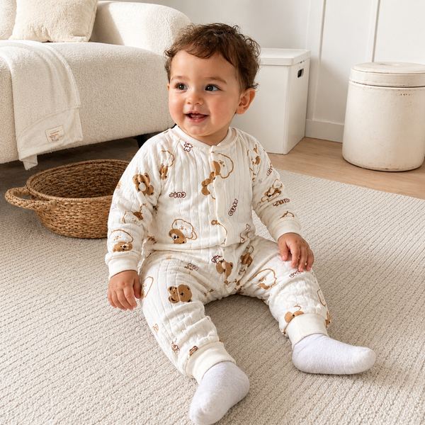 LumiBear Cozy Baby Romper Set