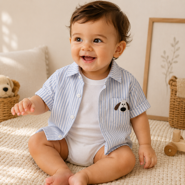 Blue Classic Stripe Shirt