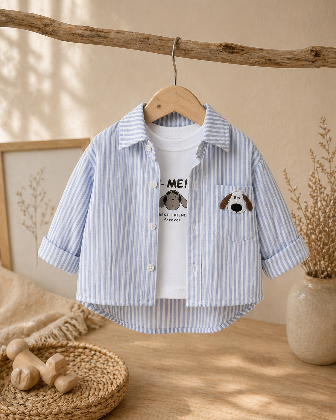 Blue Classic Stripe Shirt