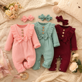 Blossom Trio Romper Bundle – Set of 3
