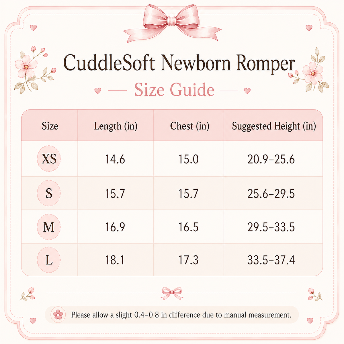 CuddleSoft Newborn Romper