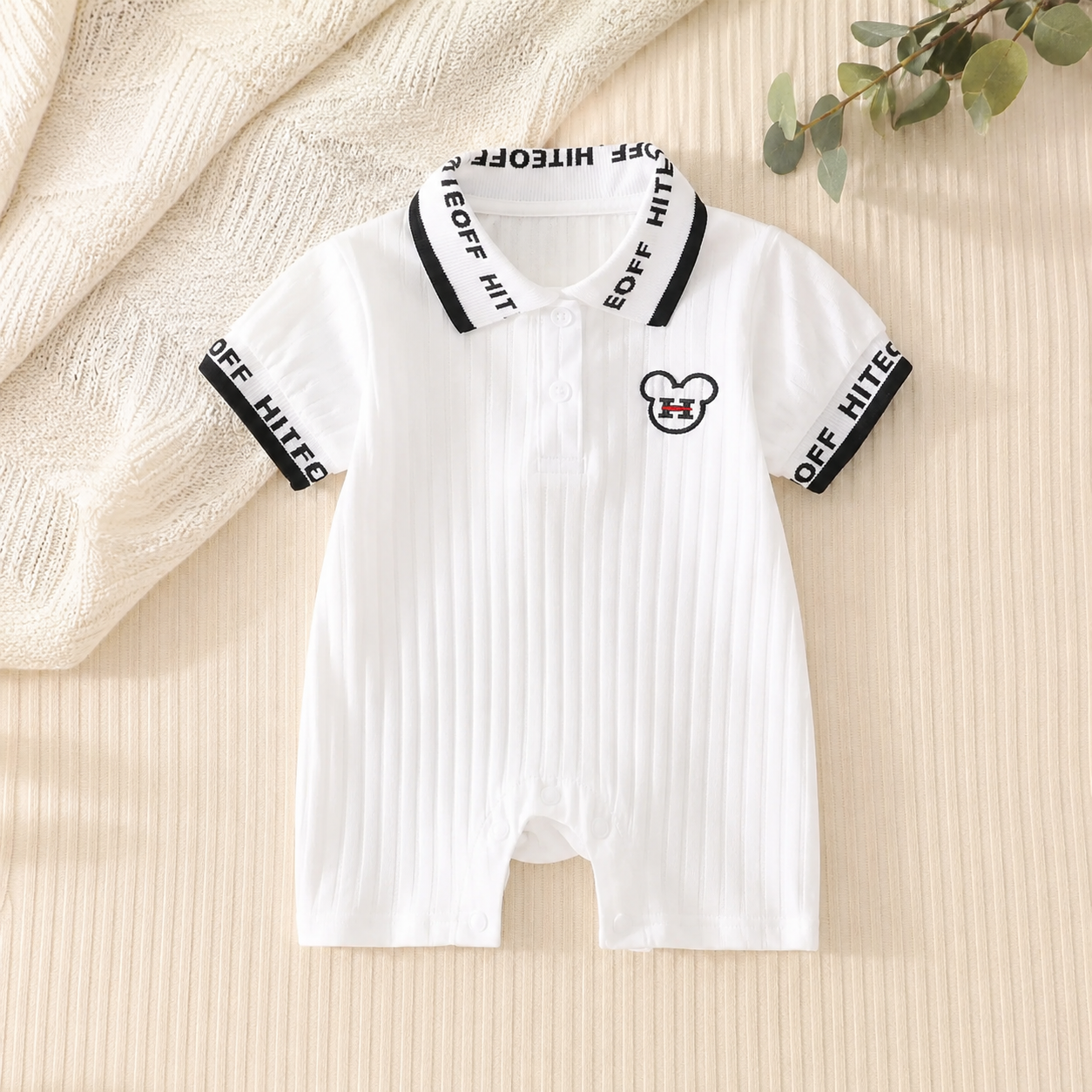 Little Gentleman Baby Romper