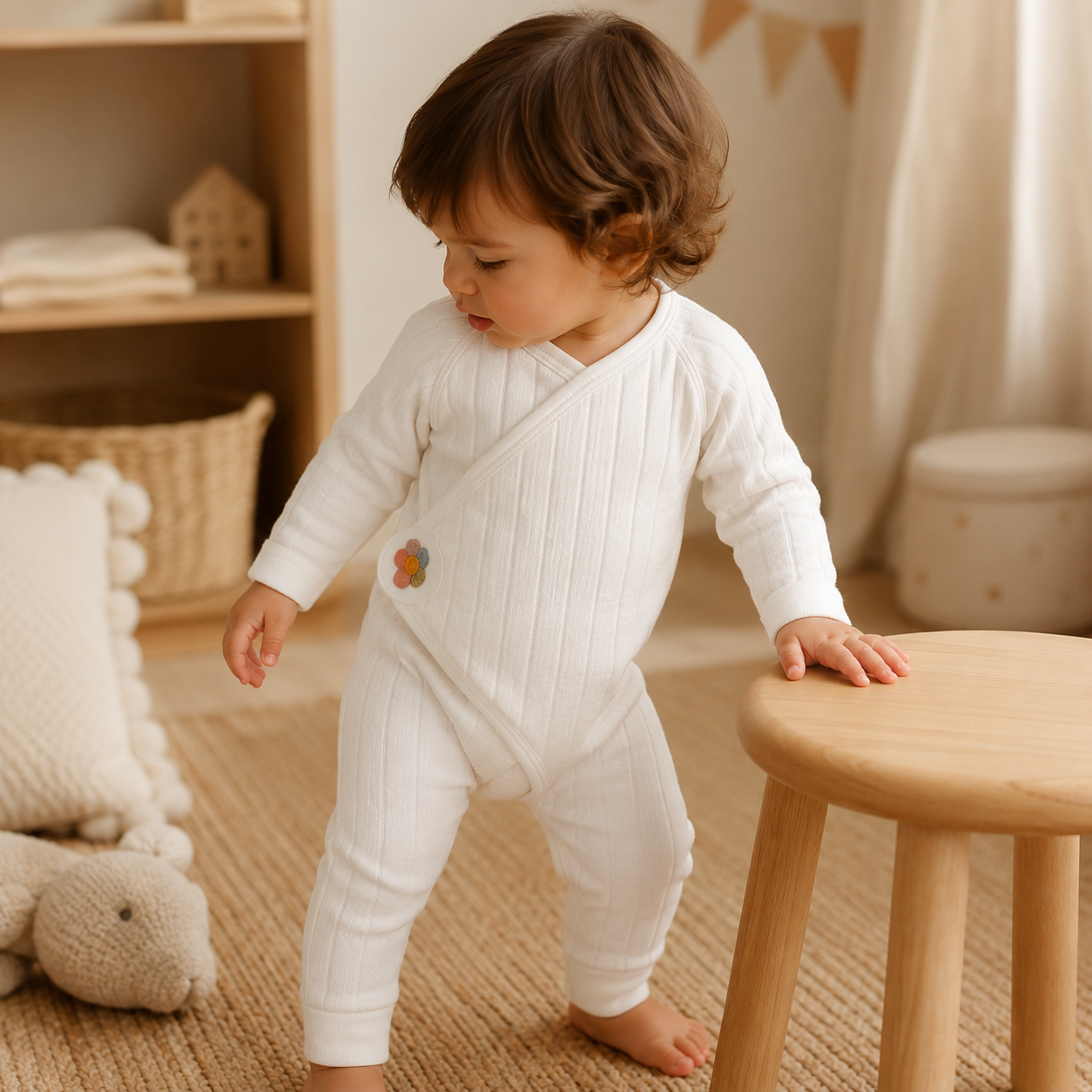 Butterfly Cotton Baby Romper
