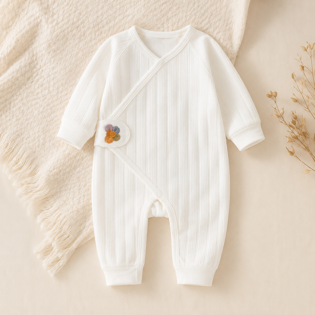 Butterfly Cotton Baby Romper