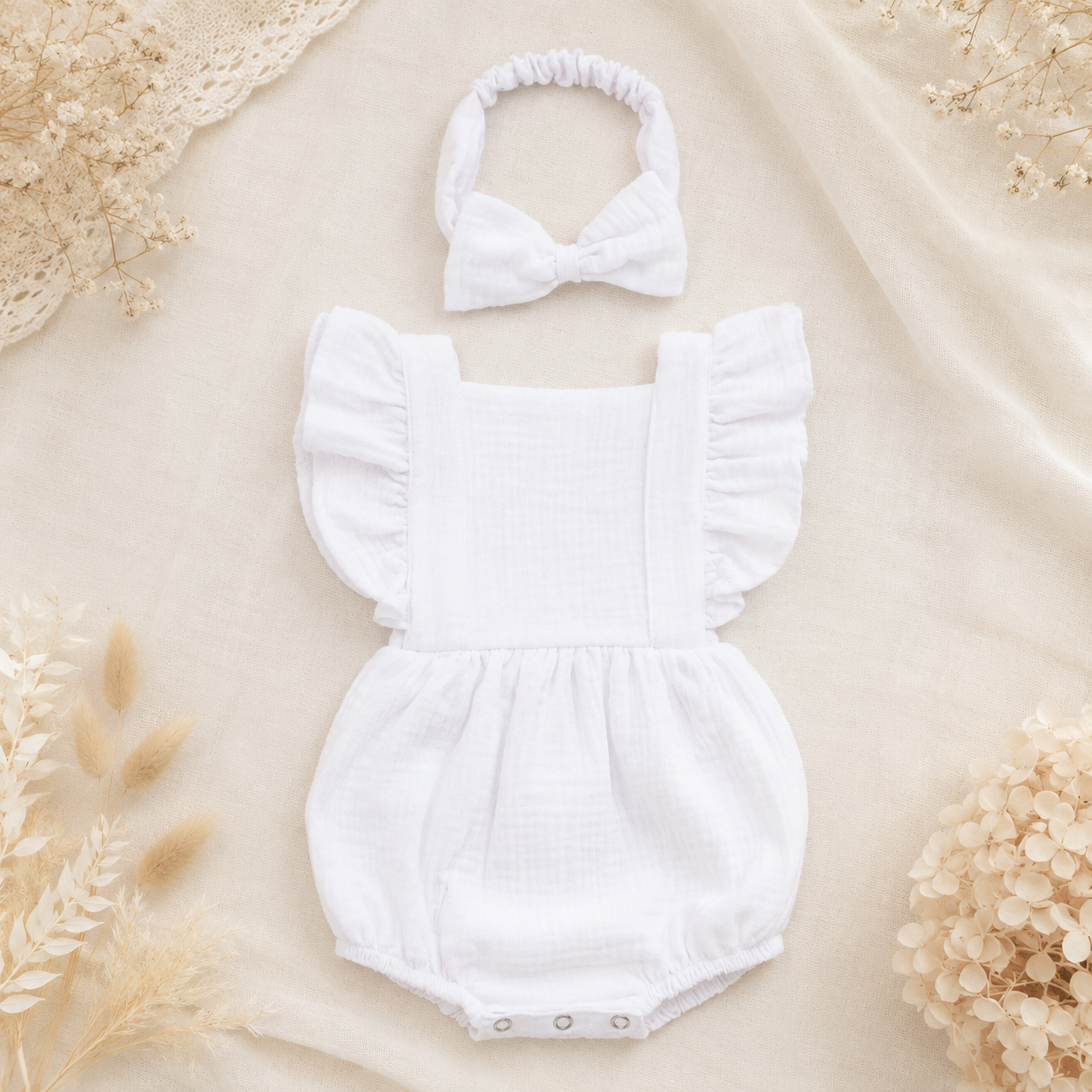 CuddleSoft Newborn Romper