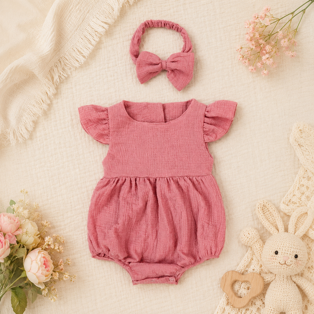 CuddleSoft Newborn Romper