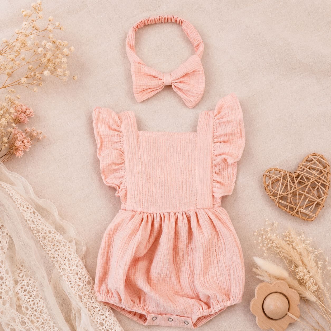 CuddleSoft Newborn Romper